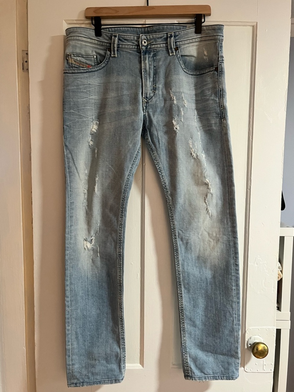 Diesel Thavar Distressed Jeans